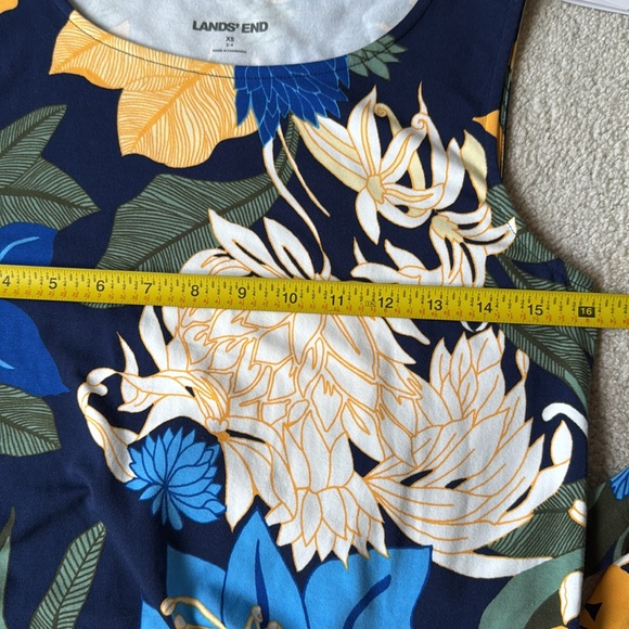 NEW Lands' End Women's Cotton Modal Sleeveless Tie Waist Maxi Dress - Picture 13 of 13